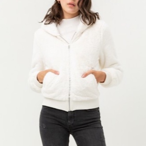 Faux Fur Hooded Teddy Jacket - Picture 4 of 8